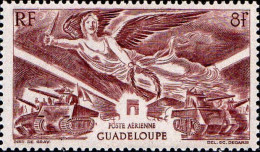 Guadeloupe Avion N** Yv: 6 Mi:207 Anniversaire De La Victoire - Aéreo