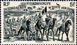 Guadeloupe Avion N** Yv: 7/12 Du Tchad Au Rhin - Aéreo