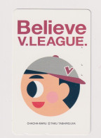 JAPAN  - Believe V-League Magnetic Phonecard - Japón