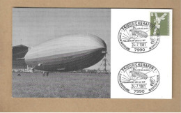 Los Vom 19.05 -  Sammlerkarte Aus Friedrichshafen 1981   Zeppelinkarte - Cartas & Documentos
