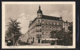 AK Harburg A. E., Strasseneck Moor- Und Werderstrasse Mit Bahnhofs-Hotel  - Harburg