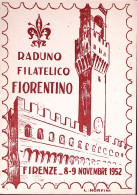 1952-FIRENZE Raduno Filatelico Annullo Speciale (8.11) Su Cartolina - Expositions