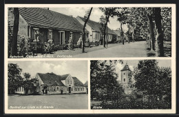 AK Rathstock, Gasthof Zur Linde, Dorfstrasse, Kirche  - Sonstige & Ohne Zuordnung