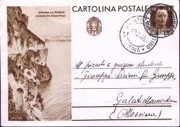 1933-Cartolina Postale Turistica C.30 Strada Del Ponale Viaggiata - Entiers Postaux