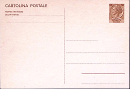 1959-Cartolina Postale Siracusana Lire 30 Nuova - Stamped Stationery