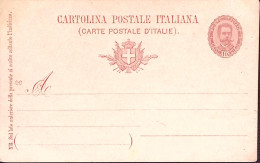 1896-Cartolina Postale PER ESTERO Umberto C.10 Mill. 96 Nuova - Postwaardestukken