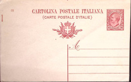 1908-Cartolina Postale Leoni C.10 Mill. 08 Nuova - Ganzsachen