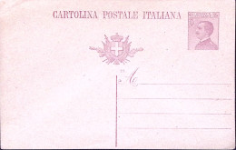 1921-Cartolina Postale Michetti C.25 Mill.21 Nuova - Entero Postal