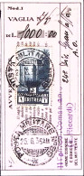 1935-Posta Militare N.ro 88 C.2 (25.6) Su Polizzino Vaglia Affrancato Eritrea Li - Erythrée