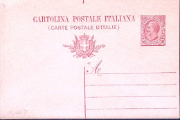 1918-Cartolina Postale Leoni C.10 Mill. 18 Nuova - Stamped Stationery