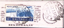 1937-Posta Militare7 104) C.2 (12.3) Su Polizzino Vaglia Affrancato Eritrea PA L - Erythrée