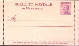 1928-BIGLIETTO POSTALE Michetti C.50 Mill.28 Nuovo - Stamped Stationery