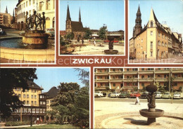 72548174 Zwickau Sachsen Brunnen Mit Hauptmarkt Schiffchen Zwickau - Zwickau