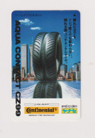 JAPAN  - Continental Tyres Magnetic Phonecard - Japan