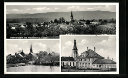 AK Weissenburg In Bayern, Welmersheim, Teilansichten Mit Kirche  - Weissenburg