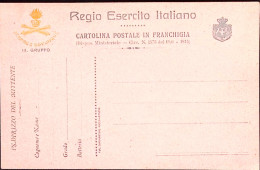 1916-34 REGGIMENTO ARTIGLIERIA III^Gruppo Emblema A Sinistra Stemma A Destra Gri - Régiments