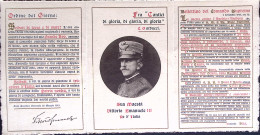 1916circa-DIVISIONE ALPINA Ed Emblema Con 52 Su Cartolina Tripla Con All'interno - Patriotic
