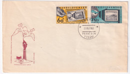 1960-CECOSLOVACCHIA Espos. Filatelica Bratislava Serie Cpl. (1092/3+PA 49/0) Su  - FDC
