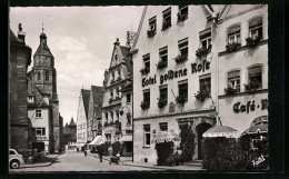 AK Weissenburg, Die Rosenstrasse Mit Hotel Goldene Rose Und Geschäften  - Weissenburg