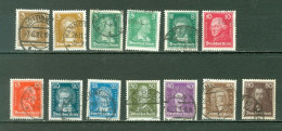 Allemagne Yvert 379/389 Ou Michel 385/397 Ob TB - Used Stamps