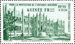 Guinée Avion N** Yv: 6/8 Protection De L'enfance Indigène - Nuovi