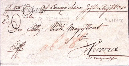 1830circa-IMP.RGT.54 Manoscritto Su Sovrascritta, Corsivo Di Neuhaus - ...-1850 Préphilatélie