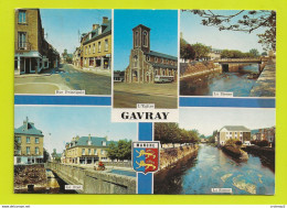 50 GAVRAY Vers Villedieu N°101 En 1985 Rue Principale Eglise BUS Ancien Crédit Agricole La Sienne Pont - Villedieu