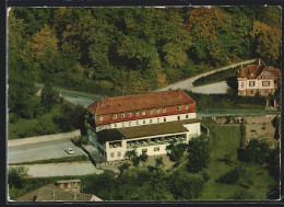 AK Schönau, Gaststätte - Café - Pension Zum Alten Forsthaus Aus Der Vogelschau  - Hunting