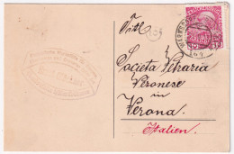 1913-Austria Warnsdorf-Badenbach/164 C.2 (23.2) Su Cartolina - Autres & Non Classés