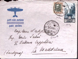 1935-Posta Militare 12/(SEZIONE A) C.2 (16.12) Su Busta Via Aerea Affrancata Eri - Eritrea