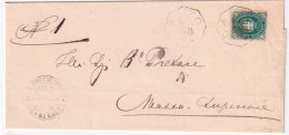 1892-CALTO Ottagonale Collettoria (6.1) Su Piego - Storia Postale
