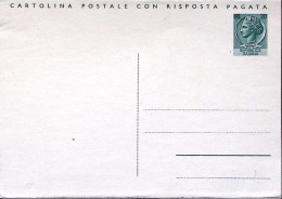 1953-Cartolina Postale RP Siracusana Lire 20+20 Nuova - Entero Postal