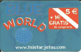 Spain: Prepaid IDT - Blue World 12.08 - Andere & Zonder Classificatie