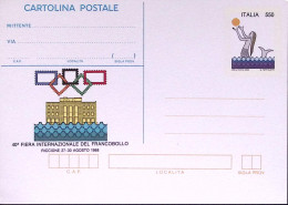 1988-Cartolina Postale Lire 550 Riccione Nuova - Interi Postali