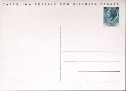 1953-Cartolina Postale RP Siracusana Lire 20+20 Nuova - Postwaardestukken