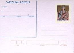 1984-Cartolina Postale Lire 400 Natale Madonna Di Cimabue Nuova - Postwaardestukken