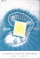 1954-VERONA XI Giornata Francobollo Annullo Speciale (2.4) Su Cartolina - Expositions