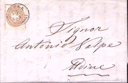 1864-AUSTRIA K.15 Bistro Su Lettera Completa Testo (7.1) Per Udine - Other & Unclassified