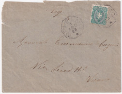 1898-OPPEANO Ottagonale Collettoria (4.8) Su Busta Affrancata C.5 - Storia Postale