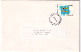 1992-MERCATO COMUNE EUROPEO Lire 600 (2031) Isolato Su Partecipazione - 1991-00: Poststempel