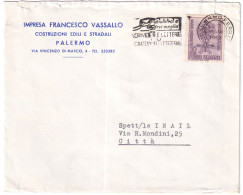 1963-LOTTA MALARIA Lire 30 Isolato Su Busta - 1961-70: Poststempel