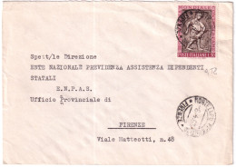 1963-FAME Nel MONDO Lire 30 Isolato Su Busta Montelupo Fiorentino - 1961-70: Marcofilia