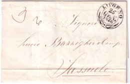 1846 LIVORNO C2 (25.1) Su Lettera Completa Testo - 1. ...-1850 Prephilately