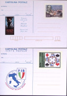 1983-CARTOLINE POSTALI Torneo Bridge, Zandonai, Peloro '96 E Castelli Lire 300 A - 1981-90: Marcophilia