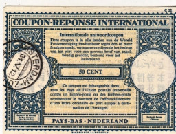 1965 PAESI BASSI Coupon Reponse Internazionale C.50 Tipo Vienna C 22 - Marcophilie