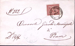 1874-CIFRA C.2 Isolato Su Fascetta Per Stampe S. Pietro Incariano (9.7) - Poststempel