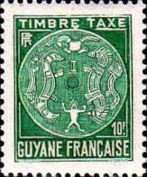 Guyane Taxe N** Yv:30 Mi:30 Armoiries - Unused Stamps