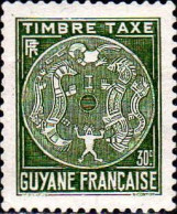 Guyane Taxe N** Yv:23 Mi:23 Armoiries - Unused Stamps