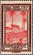 Guyane Taxe N** Yv:16 Mi:16 Place Des Palmistes Cayenne - Unused Stamps