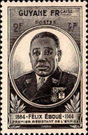 Guyane Poste N** Yv:180/181 Félix Eboué - Ongebruikt